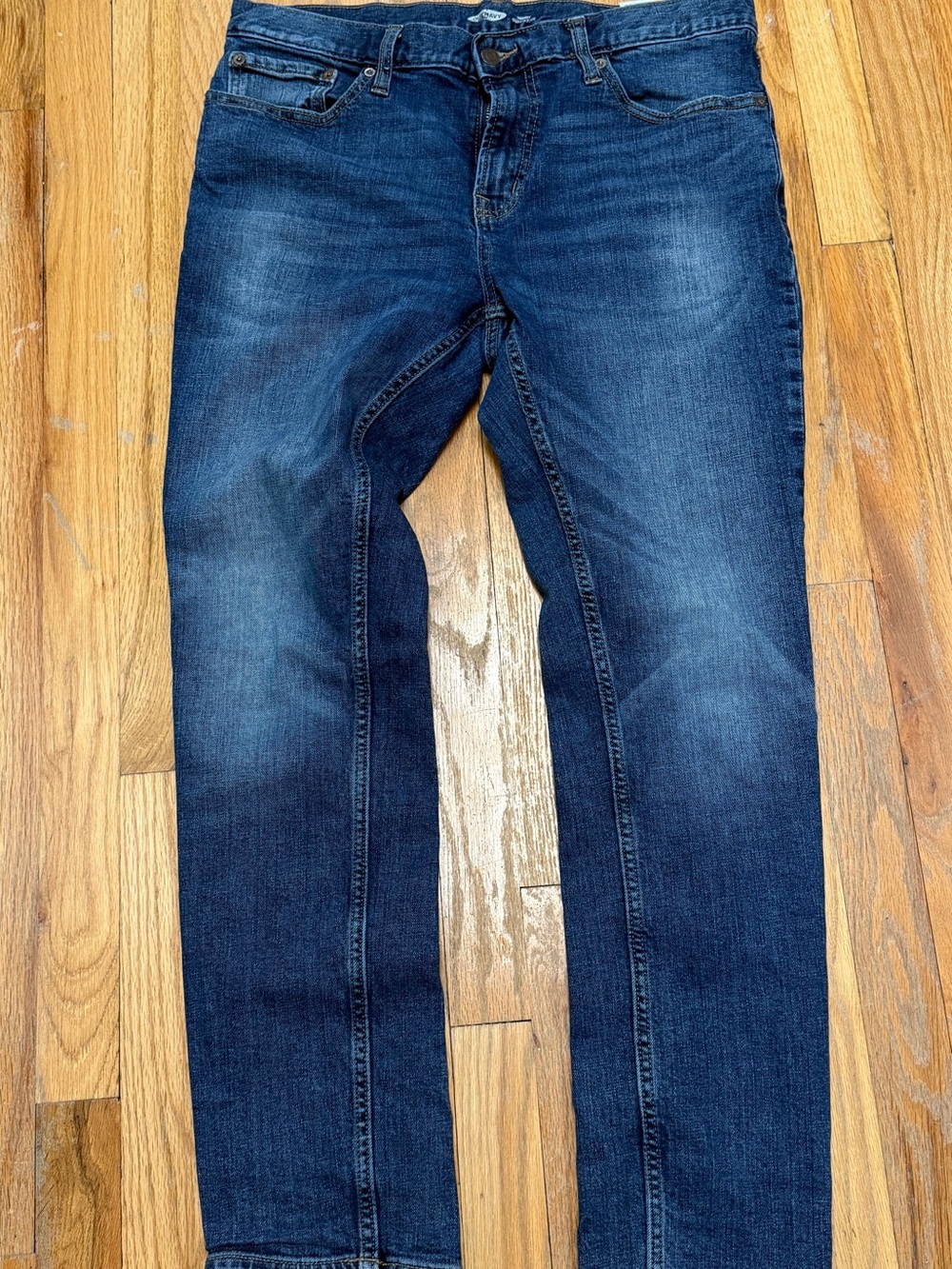 Old Navy Men's Slim Straight Jeans in Dark Blue Wash 34x32